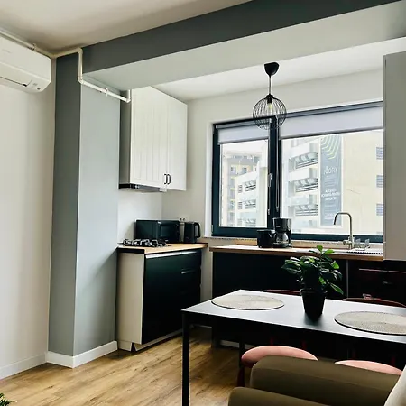Apartament Elegant In Ivory - Ac & Smart Tv Bukareszt