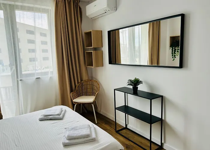 Apartamento Elegant In Ivory - Ac & Smart Tv